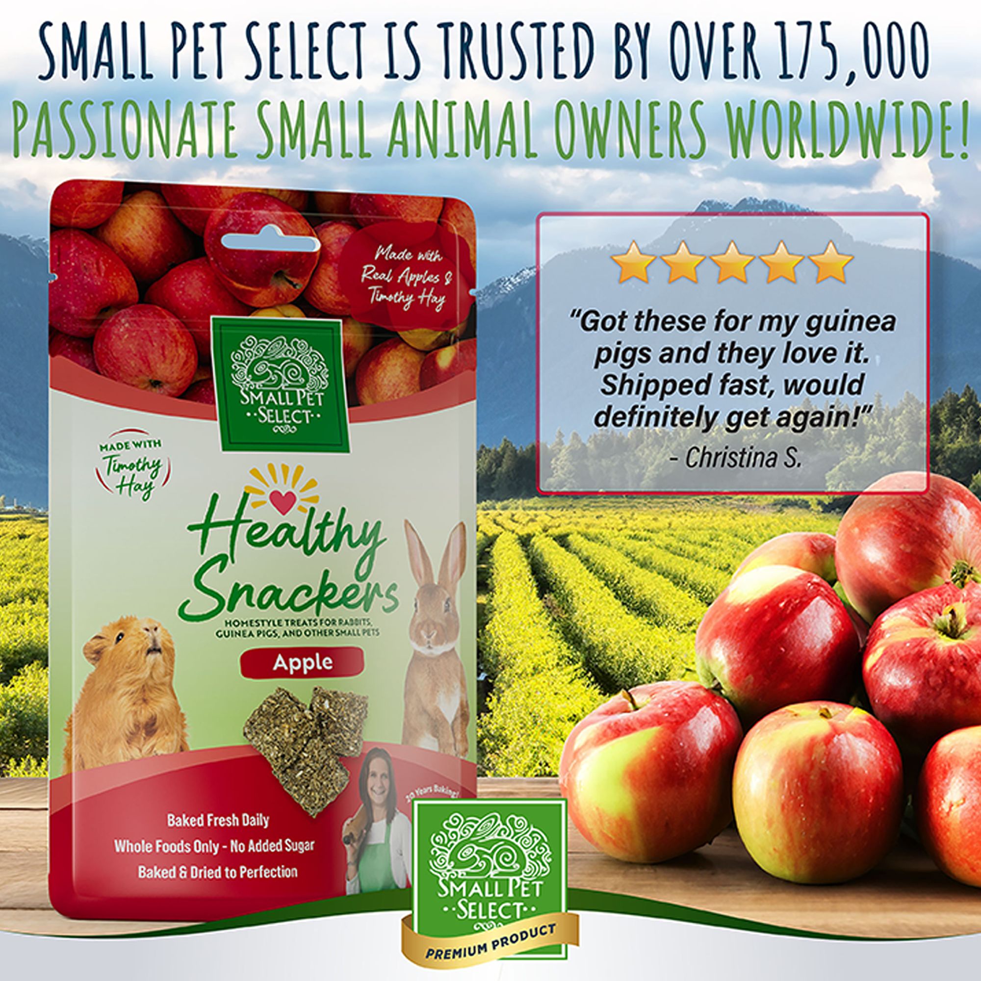 Small Pet Select Healthy Snackers - Apple - thumbnail 6