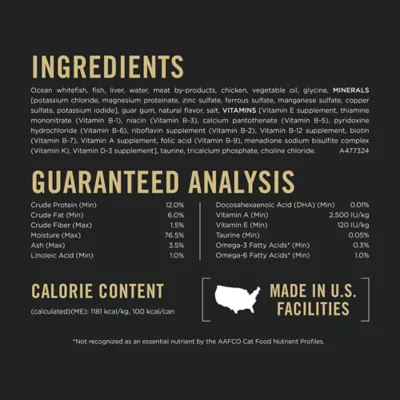 Product Purina Pro Plan Cat - All Life Stages, Pate, Ocean Whitefish, 3 OZ