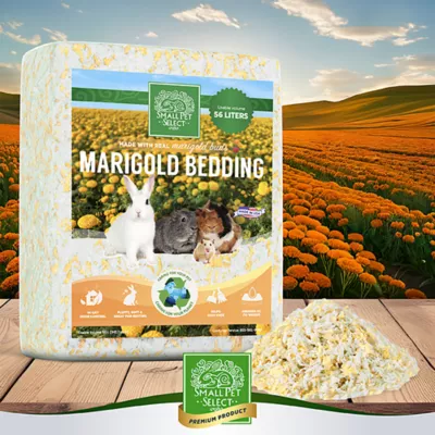 Product Small Pet Select Natural Paper Small Pet Bedding with Real Marigold Buds