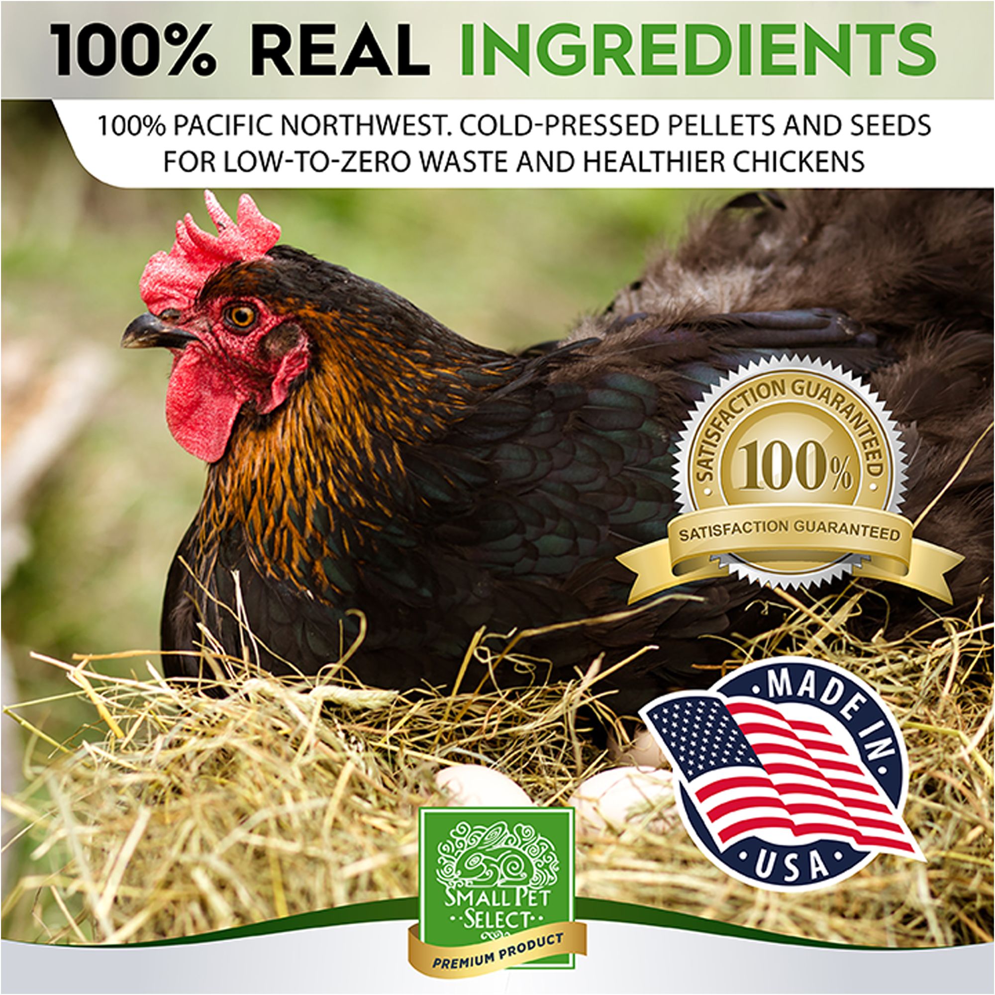Small Pet Select Chicken Layer Feed Pellets - thumbnail 4