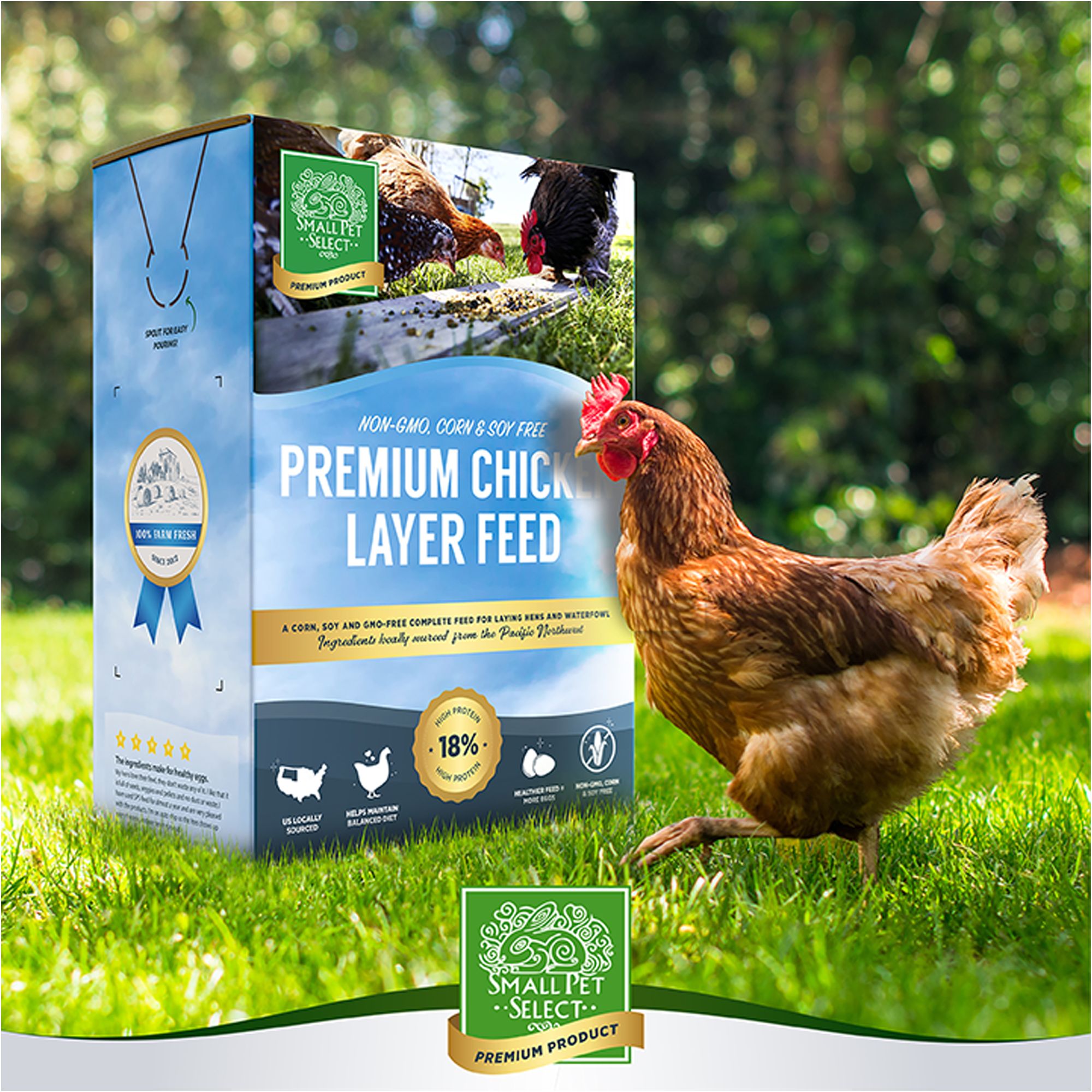 Small Pet Select Chicken Layer Feed Pellets - thumbnail 6