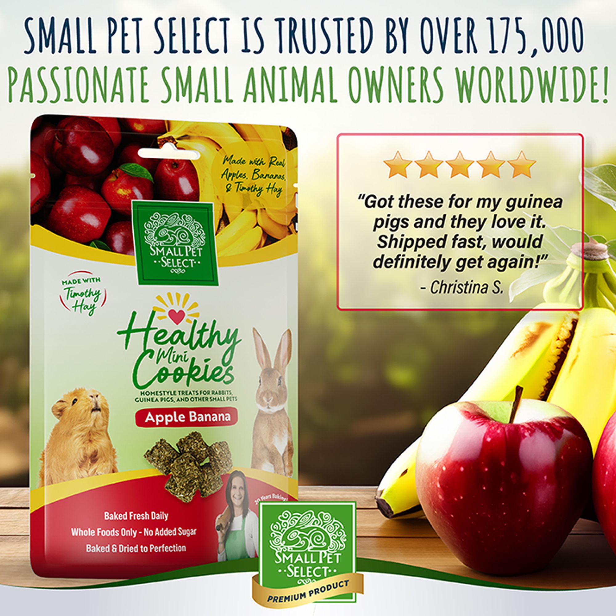 Small Pet SelectHealthy Snackers Mini Cookies Small Pet Treats - thumbnail 6