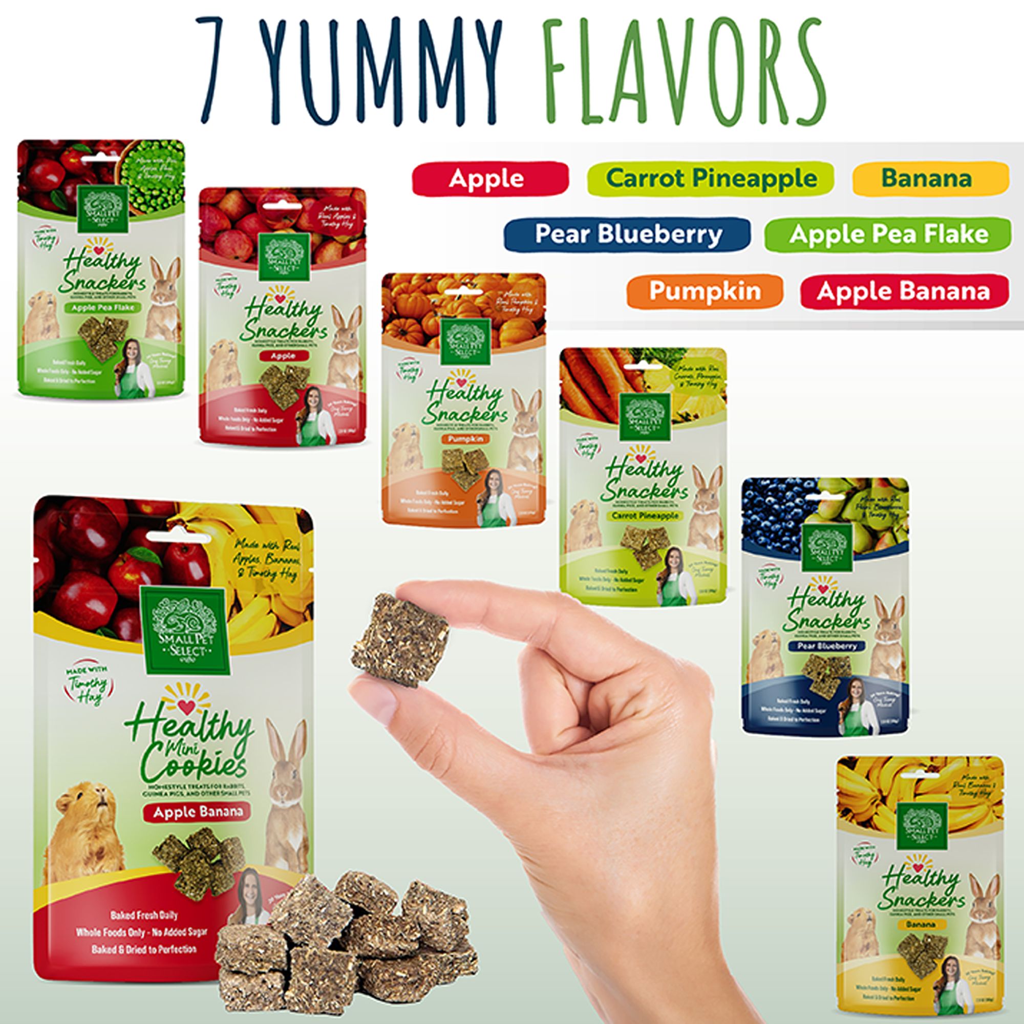 Small Pet SelectHealthy Snackers Mini Cookies Small Pet Treats - thumbnail 7
