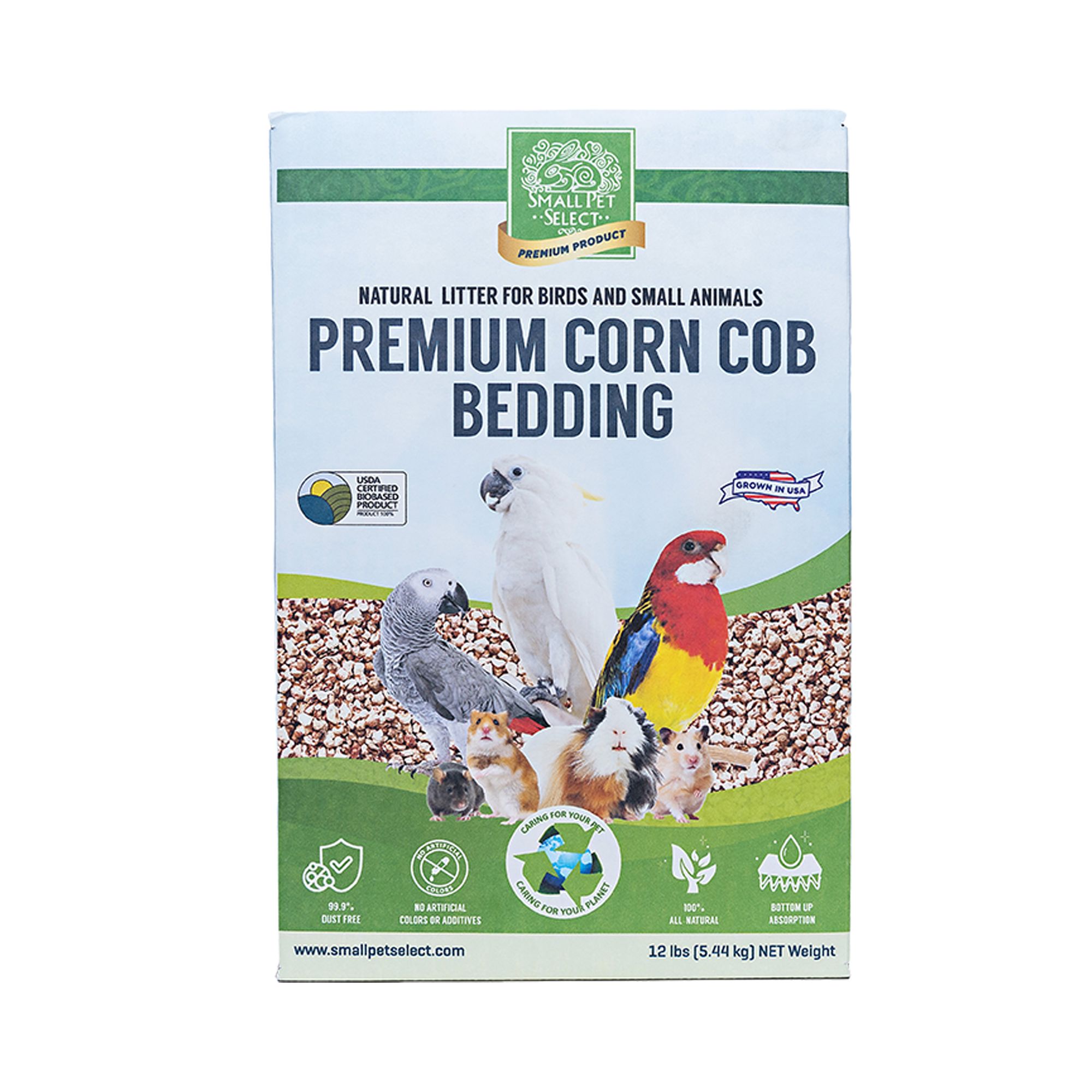 Small Pet Select 100% Natural Corn Cob Bedding - Chicken Coop Bedding