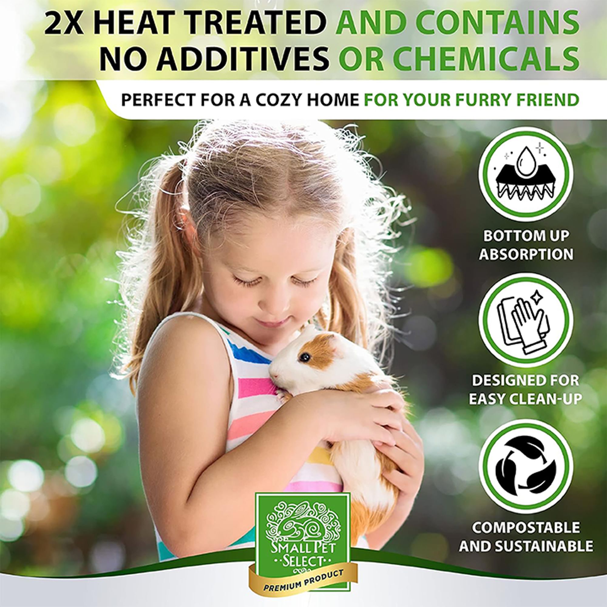 Small Pet Select 100% Natural Corn Cob Bedding - Chicken Coop Bedding - thumbnail 3