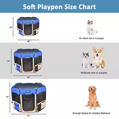Product Jespet Collapsible Soft-Sided Playpen W/Carry Bag