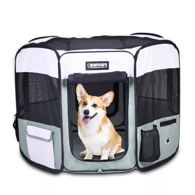 Jespet Collapsible Soft-Sided Playpen W/Carry Bag - Image 1