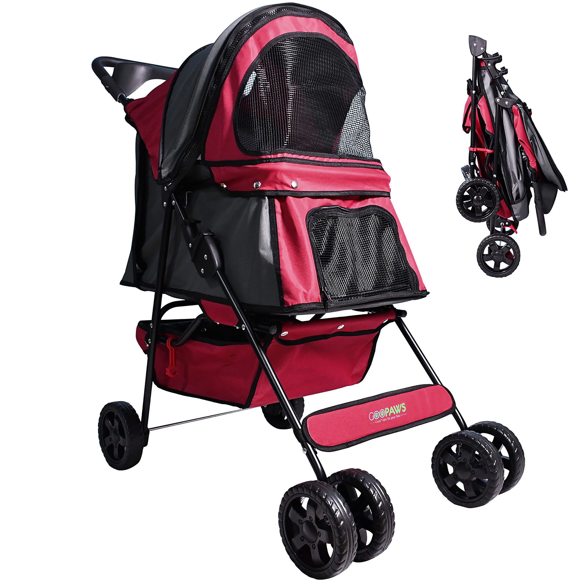 Jespet 4-Wheel Pet Stroller