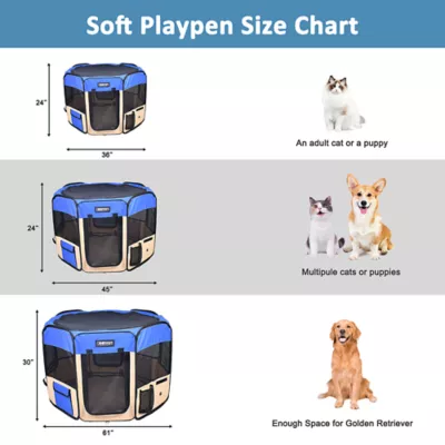 Product Jespet Collapsible Soft-Sided Playpen W/Carry Bag