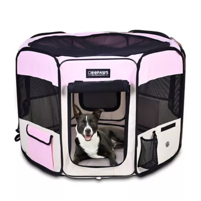 Jespet Collapsible Soft-Sided Playpen W/Carry Bag - Image 1