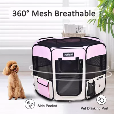 Jespet Collapsible Soft-Sided Playpen W/Carry Bag - Image 4