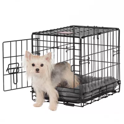 Top Paw® Single Door Folding Wire Dog Crate - Leak Prof Tray; Metal, Collapsible, X-Small - XX Large - Image 2
