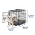 Top Paw® Single Door Folding Wire Dog Crate - Leak Prof Tray; Metal, Collapsible, X-Small - XX Large image thumbnail 3