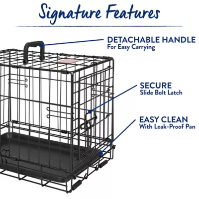 Top Paw® Single Door Folding Wire Dog Crate - Leak Prof Tray; Metal, Collapsible, X-Small - XX Large - Image 5