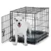 Top Paw® Single Door Folding Wire Dog Crate - Leak Prof Tray; Metal, Collapsible, X-Small - XX Large image thumbnail 2