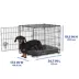 Top Paw® Single Door Folding Wire Dog Crate - Leak Prof Tray; Metal, Collapsible, X-Small - XX Large image thumbnail 3