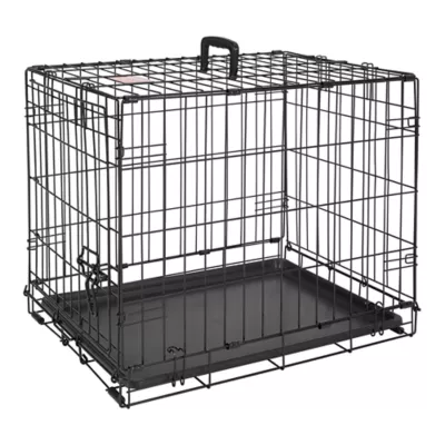 Top Paw® Single Door Folding Wire Dog Crate - Leak Prof Tray; Metal, Collapsible, X-Small - XX Large - Image 1