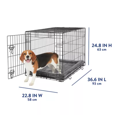Top Paw® Single Door Folding Wire Dog Crate - Leak Prof Tray; Metal, Collapsible, X-Small - XX Large - Image 3