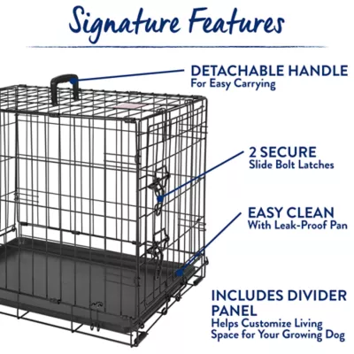 Top Paw® Single Door Folding Wire Dog Crate - Leak Prof Tray; Metal, Collapsible, X-Small - XX Large - Image 5