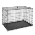 Top Paw® Single Door Folding Wire Dog Crate - Leak Prof Tray; Metal, Collapsible, X-Small - XX Large image thumbnail 1