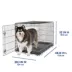 Top Paw® Single Door Folding Wire Dog Crate - Leak Prof Tray; Metal, Collapsible, X-Small - XX Large image thumbnail 3