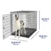 Top Paw® Single Door Folding Wire Dog Crate - Leak Prof Tray; Metal, Collapsible, X-Small - XX Large image thumbnail 3