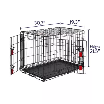 KONG® Ultra-Strong & Durable Double Door Wire Dog Crate w/ Divider Panel - Small, Medium, Large, X-L - Image 4