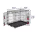 KONG® Ultra-Strong & Durable Double Door Wire Dog Crate w/ Divider Panel - Small, Medium, Large, X-L image thumbnail 4
