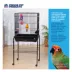 Prevue Pet Products Square Roof Parrot Cage in Black image thumbnail 2