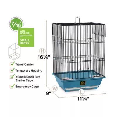 Product Prevue Pet Products Small Slate Blue Bird Cage