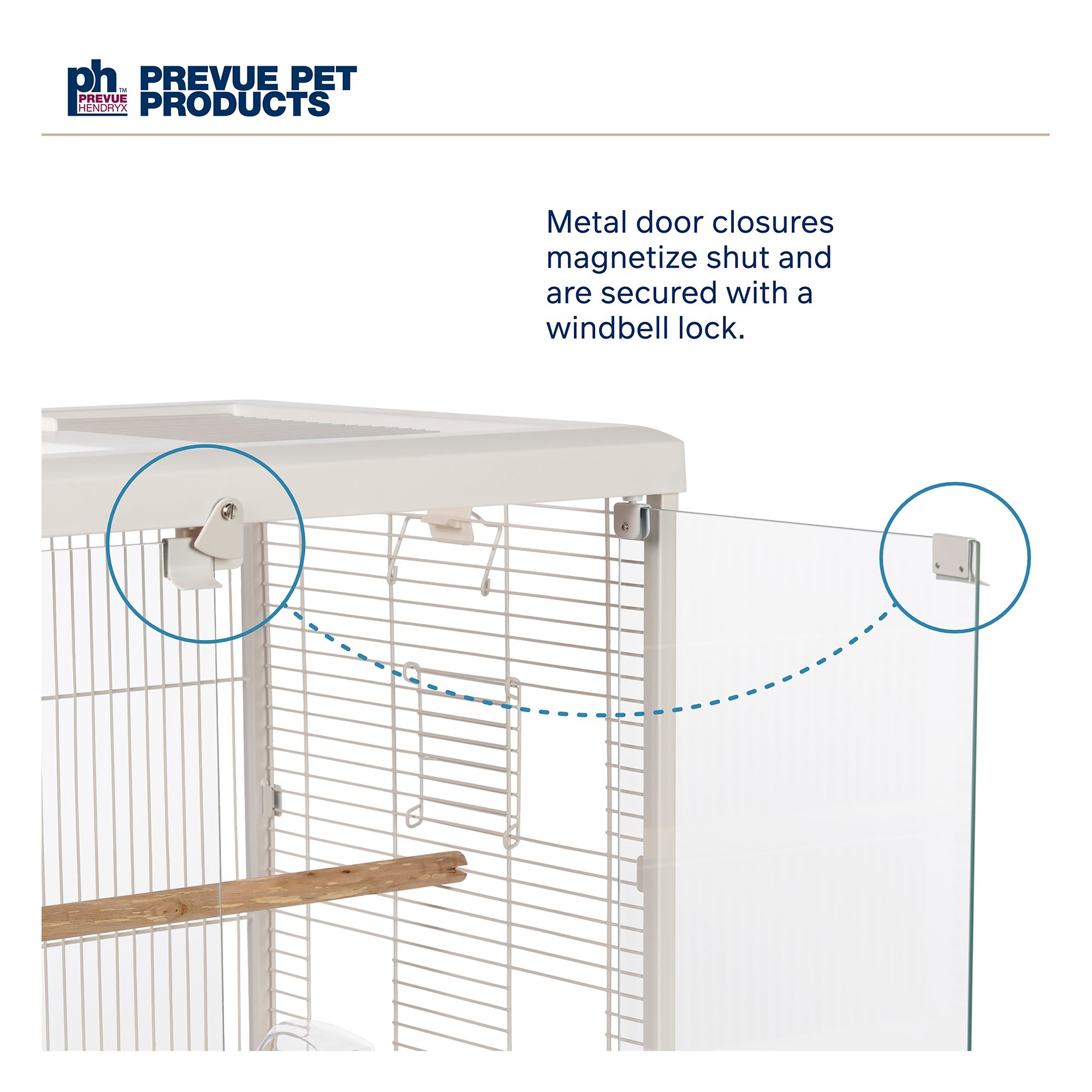 Prevue Pet Products Crystal Palace Luxe for Medium Birds - thumbnail 4