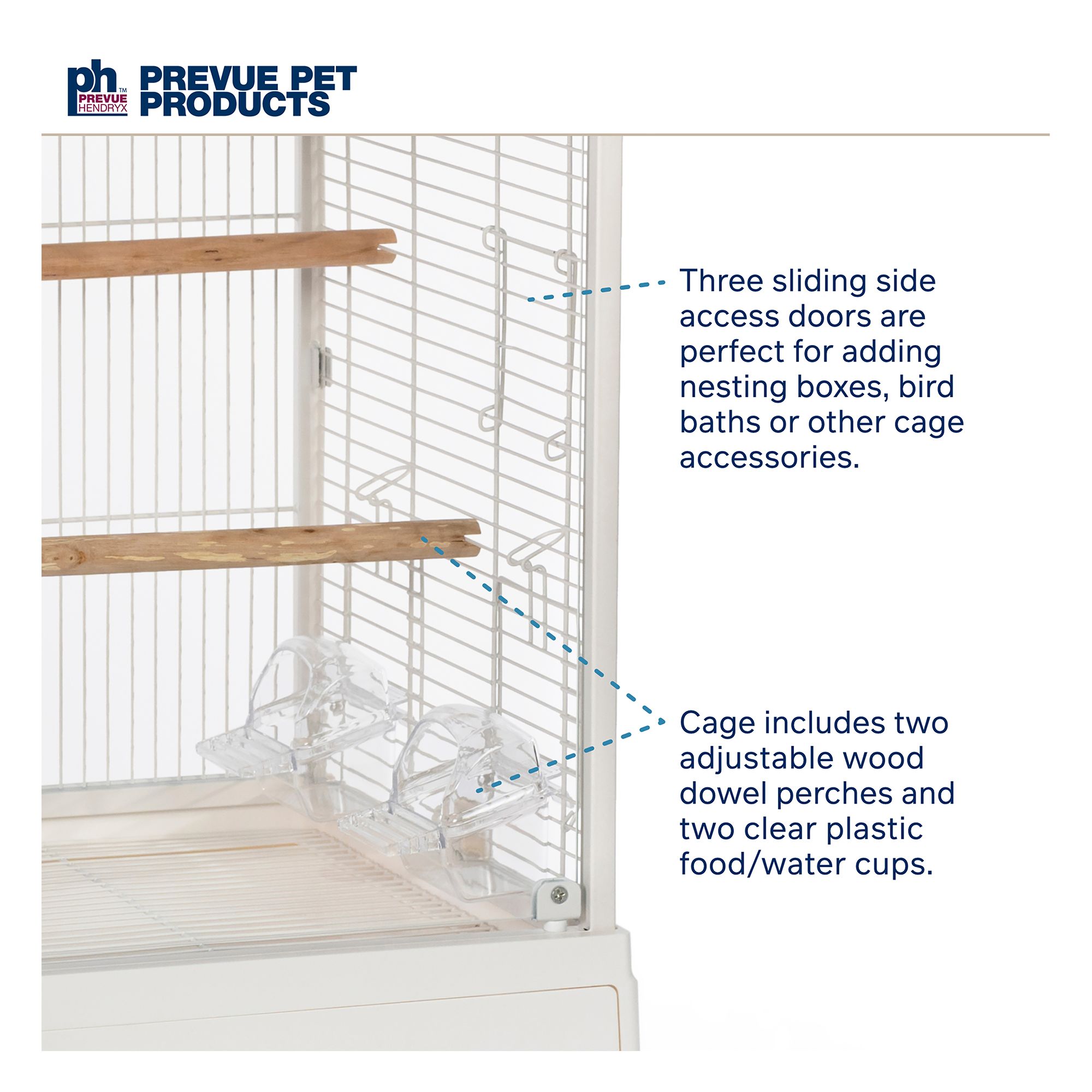 Prevue Pet Products Crystal Palace Luxe for Medium Birds - thumbnail 5