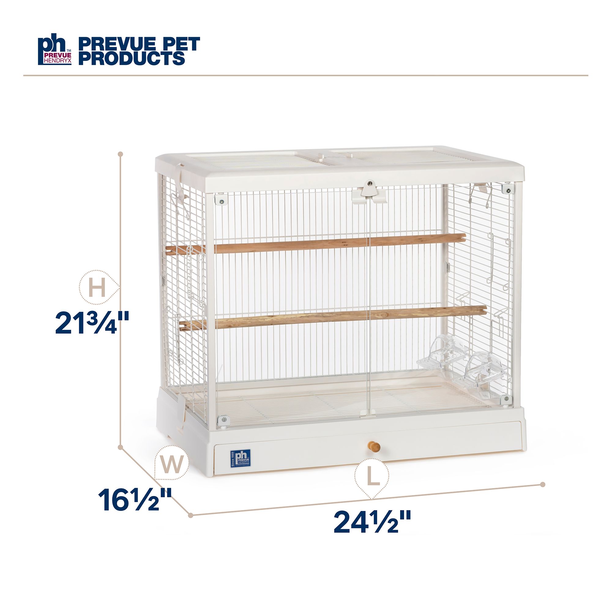 Prevue Pet Products Crystal Palace Luxe for Medium Birds - thumbnail 6