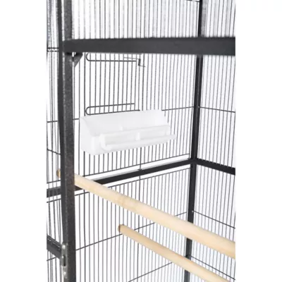 Product Prevue Pet Products Powder Coated Steel Construction Flight Cage with Stand Black Hammertone