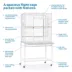  Prevue Pet Products Flight Cage with Stand White image thumbnail 3