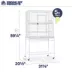  Prevue Pet Products Flight Cage with Stand White image thumbnail 6