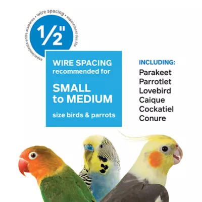 Product  Prevue Pet Products Flight Cage with Stand White