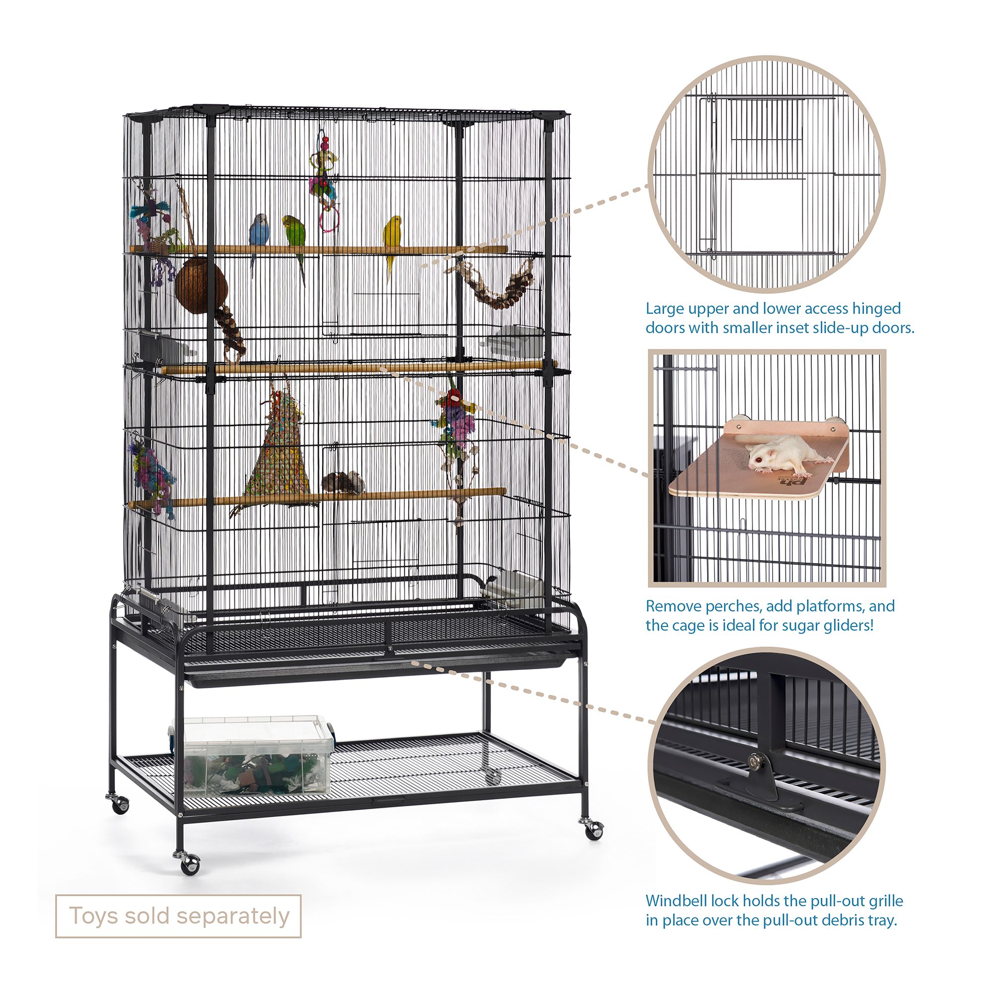 Prevue Pet Products Playtop Flight Cage - thumbnail 3