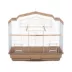 Prevue Pet Products Cockatiel Flight Bird Cage in Brown and White image thumbnail 1