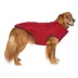 Canada Pooch Reversible Puffer Dog Vest - Black & Red image thumbnail 4