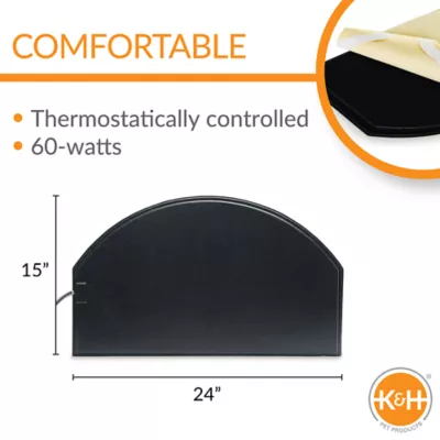 Product K&H Pet Products Lectro-Kennel Igloo Style Outdoor Heated Pad