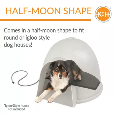 Product K&H Pet Products Lectro-Kennel Igloo Style Outdoor Heated Pad