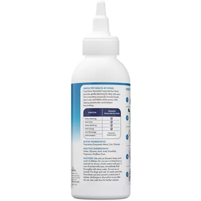 Product TropiClean HomeVet Enzymatic Ear Wash, 4oz