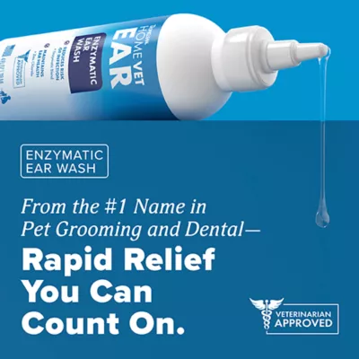 Product TropiClean HomeVet Enzymatic Ear Wash, 4oz