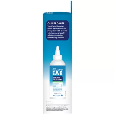 Product TropiClean HomeVet Natural Ear Mite Treatment, 2oz