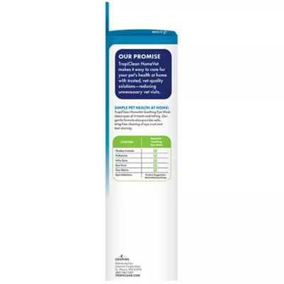 Product TropiClean HomeVet Soothing Eye Wash, 4oz