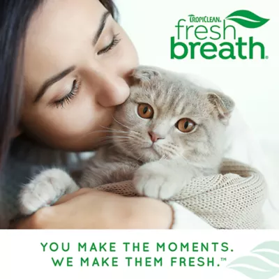 Product TropiClean Fresh Breath Odor & Tartar Control Dental Kit for Cats