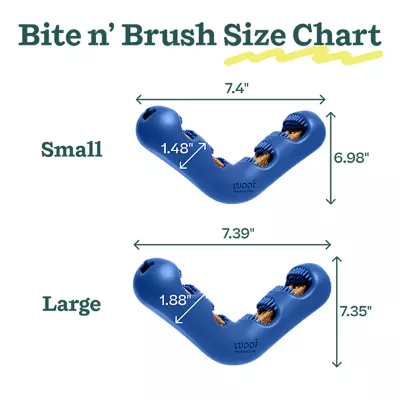 Product WOOF Bite n' Brush Small - Dental Toy for Dogs