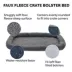 FurHaven Bolster Crate Pet Bed image thumbnail 5