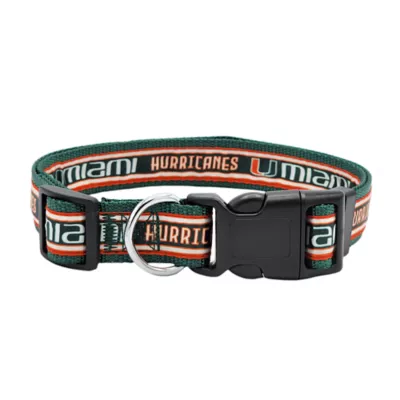 Pets First University of Miami Satin Collar - Image 1
